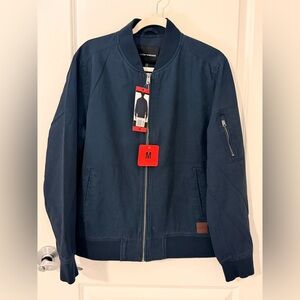 ⭐️ Lucky Brand Men’s Navy Bomber Jacket – Size M – NWT ⭐️